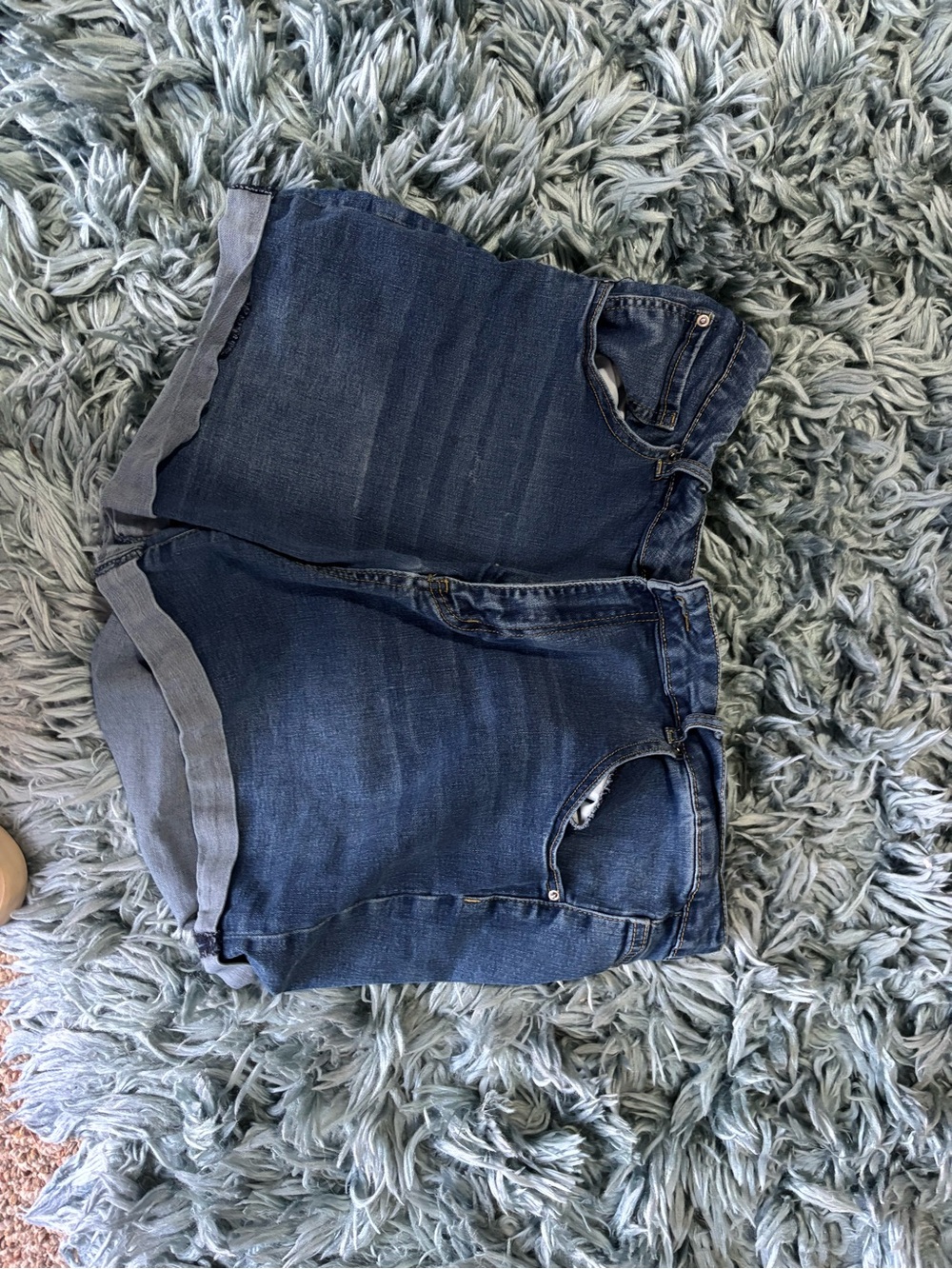 Women’s Dark Blue Denim Shorts